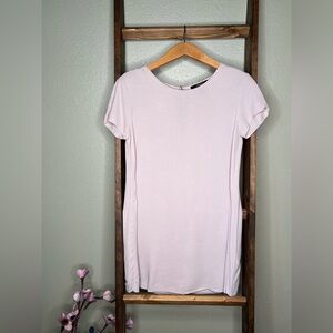 Forever 21 Pink Fitted Cap Sleeve Tee